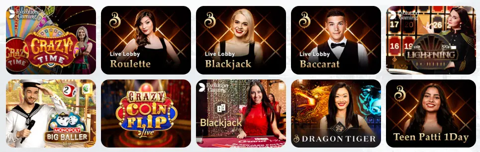 Jeux de casino en direct Baloo.Bet Casino