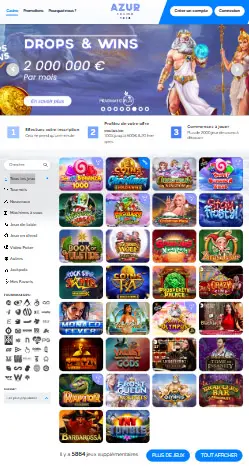 l'application et interface Baloo.Bet Casino